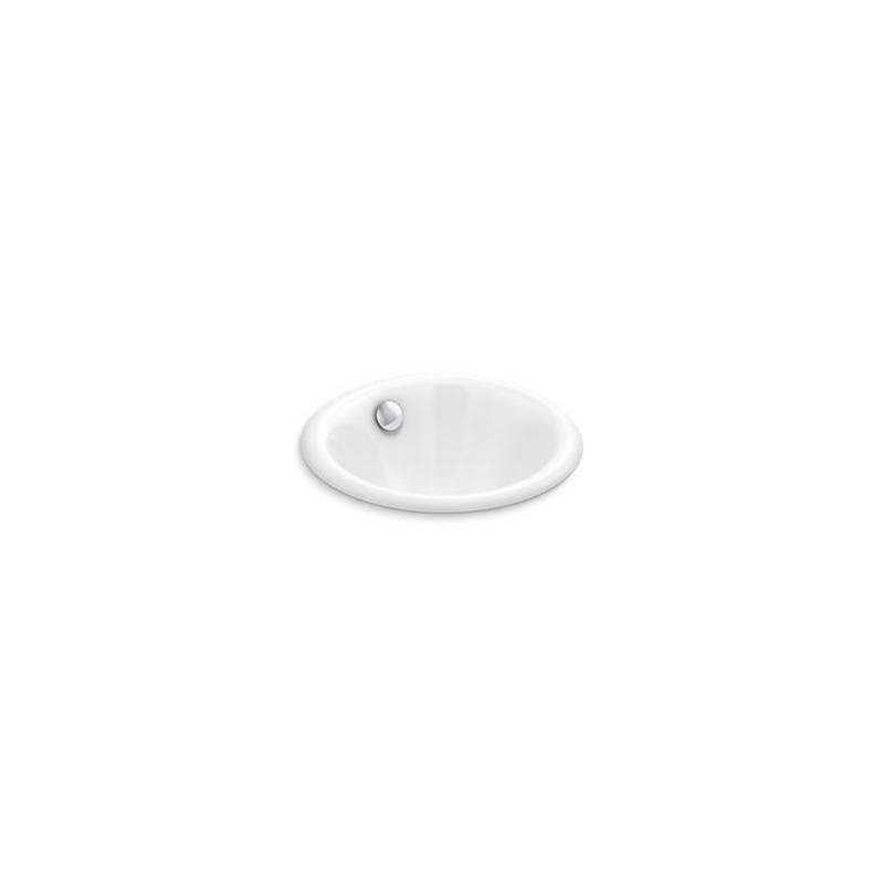 Iron Plains® Round Drop-in/undermount bathroom sink-shop