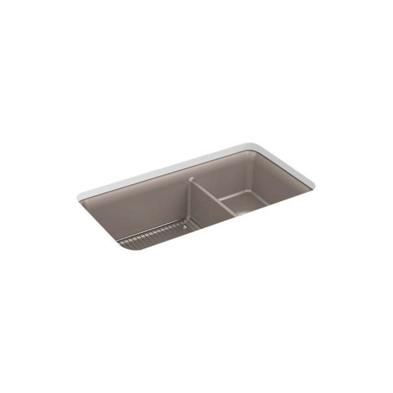 Cairn® 33-1/2'' undermount double-bowl kitchen sink-shop