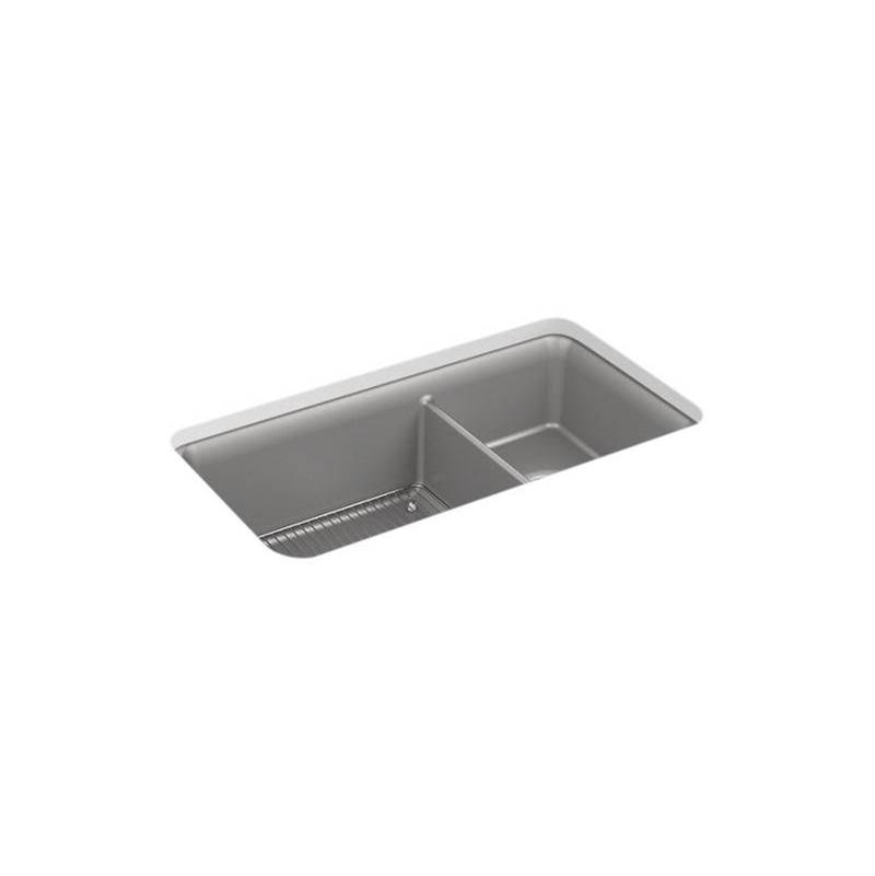 Cairn® 33-1/2'' undermount double-bowl kitchen sink-shop