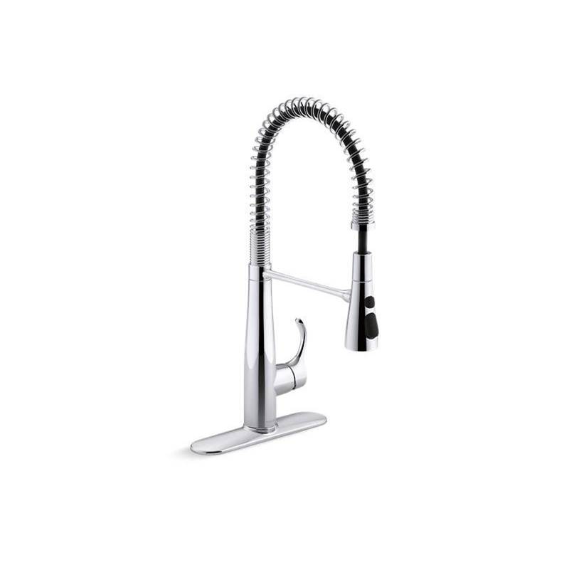 Simplice® Semi-professional kitchen sink faucet with three-function sprayhead-related