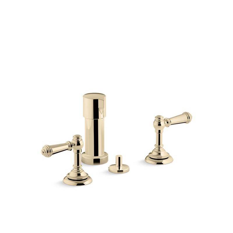 Artifacts® Widespread bidet faucet with lever handles-shop