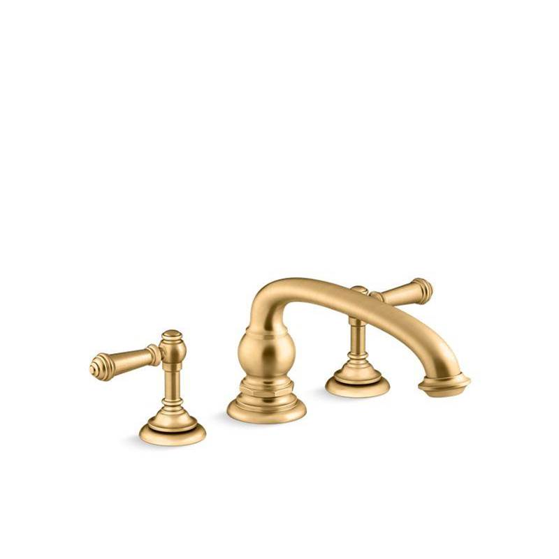 Artifacts Deck-Mount Bath Faucet Handle Trim With Lever Design-shop