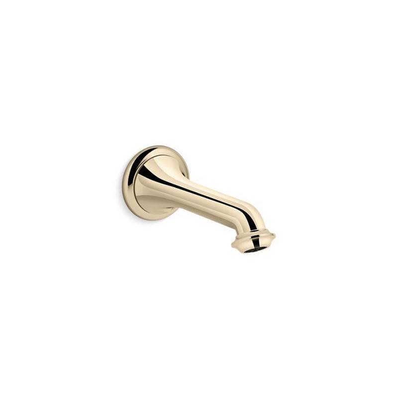 Artifacts® Wall-mount bath spout with turned design-related