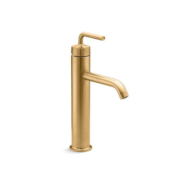 Purist® Tall single-handle bathroom sink faucet with lever handle, 1.2 gpm-shop