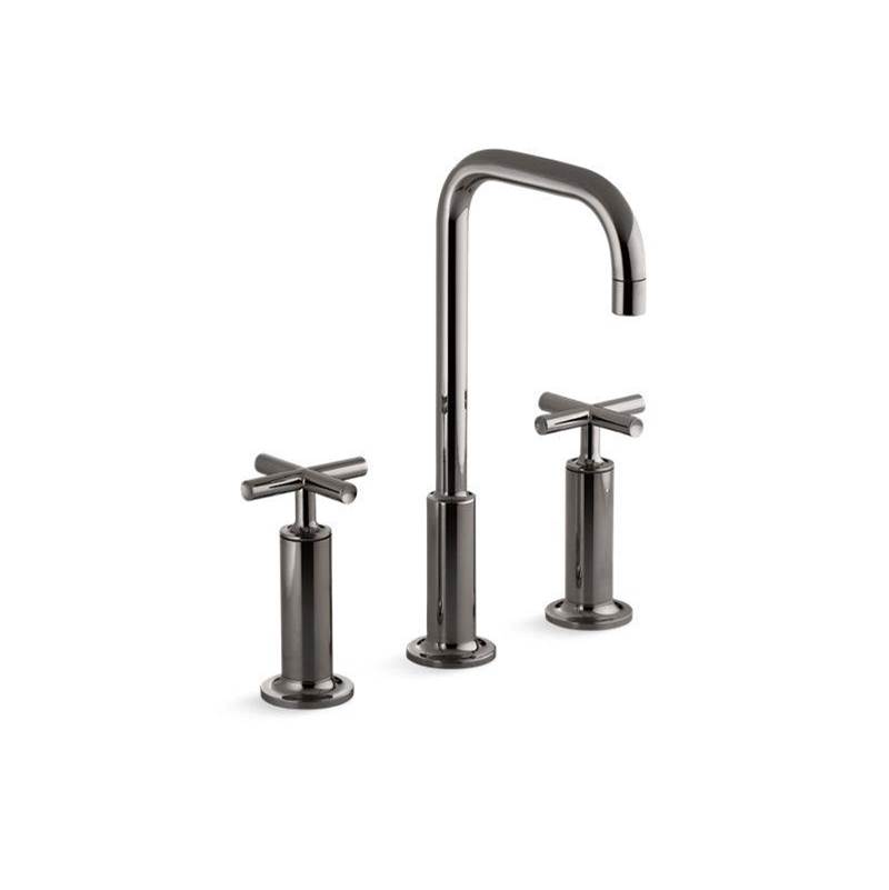 Purist Widespread Bathroom Sink Faucet With Cross Handles 1.2 GPM-shop