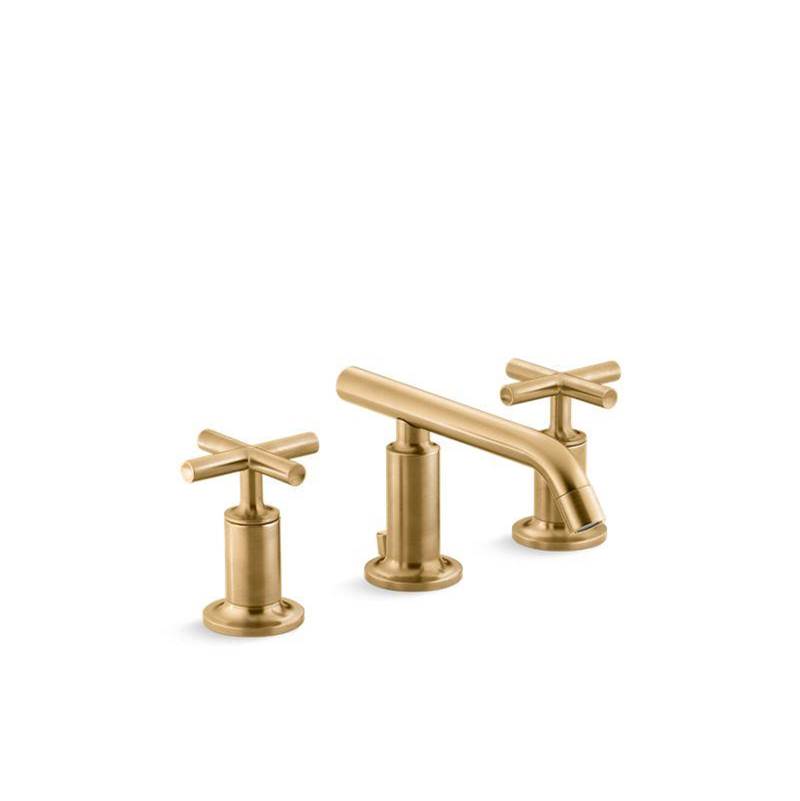 Purist® Widespread bathroom sink faucet with cross handles, 1.2 gpm-shop