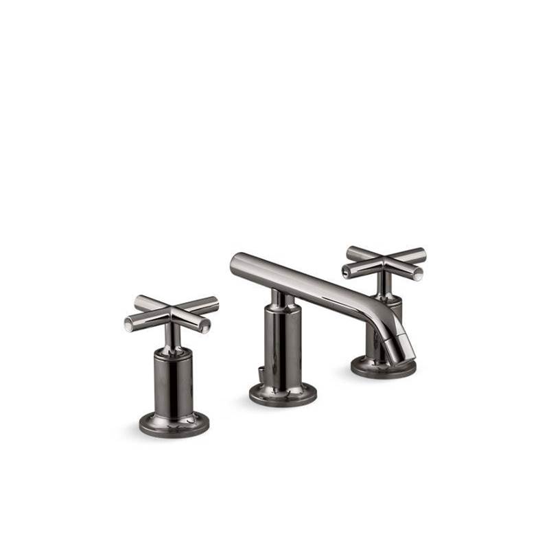 Purist Widespread Bathroom Sink Faucet With Cross Handles 1.2 GPM-shop