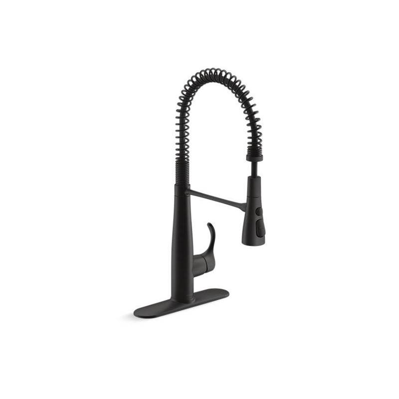 Simplice® Semi-professional kitchen sink faucet with three-function sprayhead-related