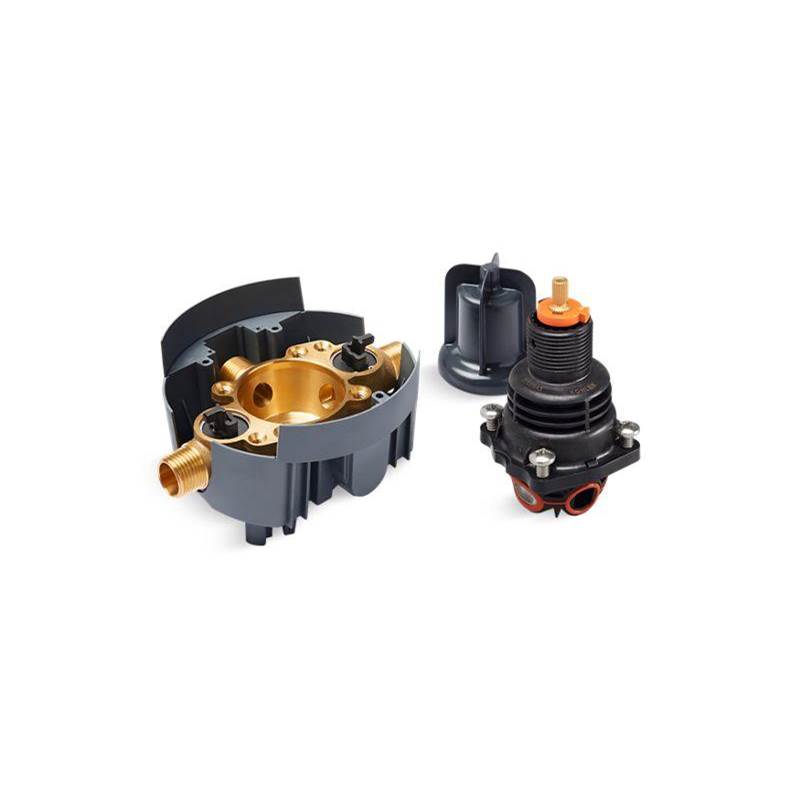 Rite-Temp® Thermostatic valve body and cartridge kit with service stops-related