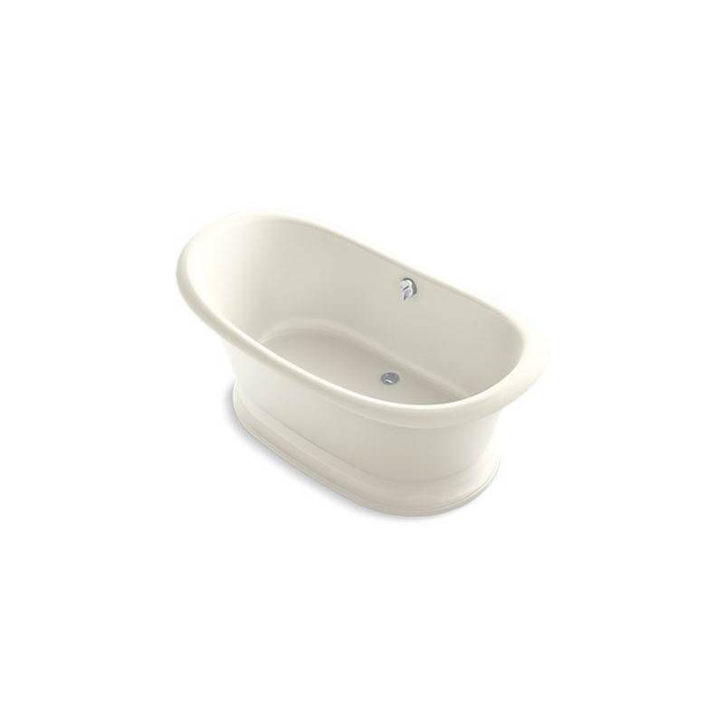 Artifacts™ 66-1/8'' x 32-1/2'' freestanding bath with Biscuit exterior-shop
