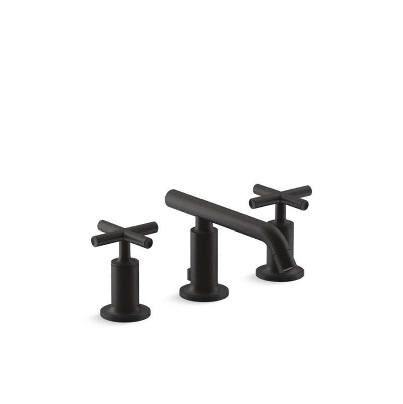 Purist® Widespread bathroom sink faucet with cross handles, 1.2 gpm-shop