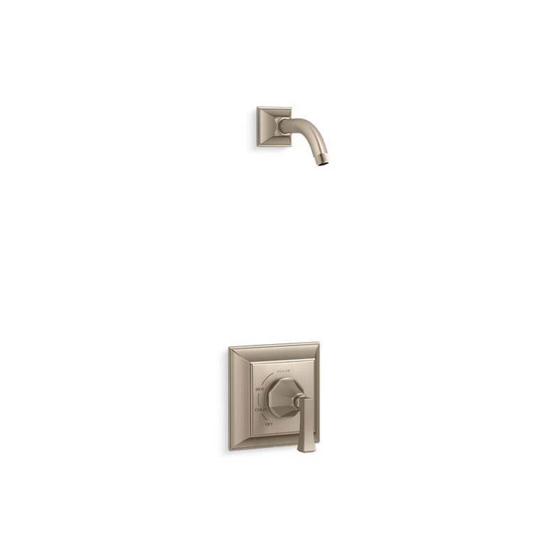 Memoirs® Stately Rite-Temp® shower trim set with Deco lever handle, less showerhe-shop