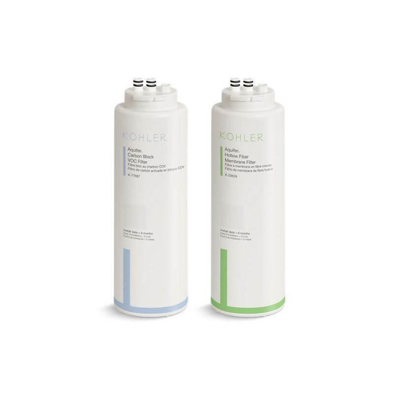 Aquifer®+ Replacement filter cartridge two-pack with hollow fiber membrane and ca-shop