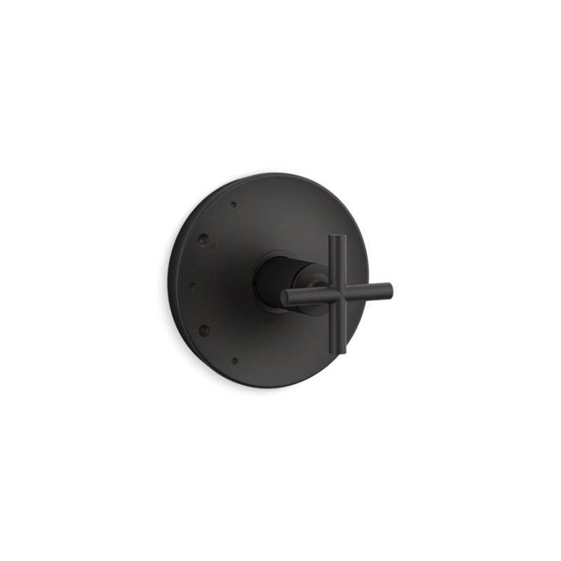 Purist® Rite-Temp® valve trim with cross handle-shop
