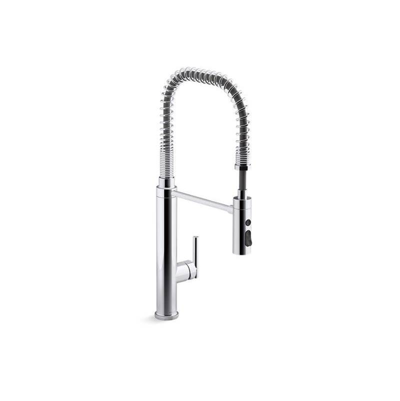 Purist® Semi-professional kitchen sink faucet with three-function sprayhead-related
