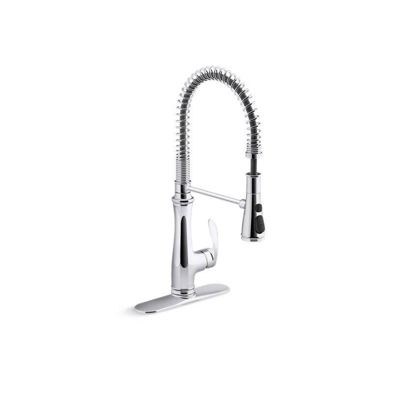 Bellera® Semi-professional kitchen sink faucet with three-function sprayhead-shop