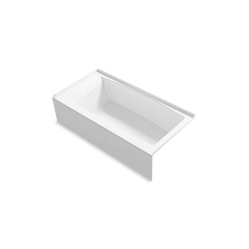 Entity® 60'' x 30'' alcove bath with integral apron, integral flange and right-ha-shop