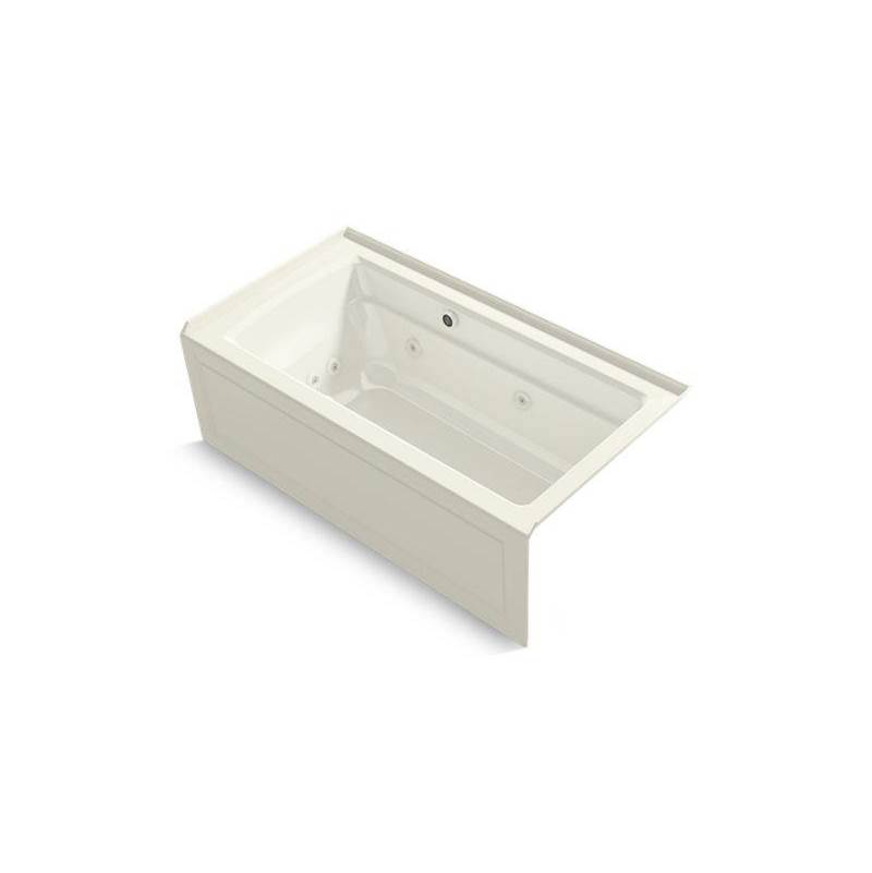 Archer® 60'' x 32'' integral apron Heated BubbleMassage™ air bath and whirlpool w-shop