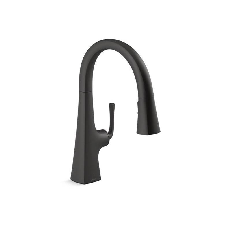 Graze® Pull-down kitchen sink faucet with three-function sprayhead-shop