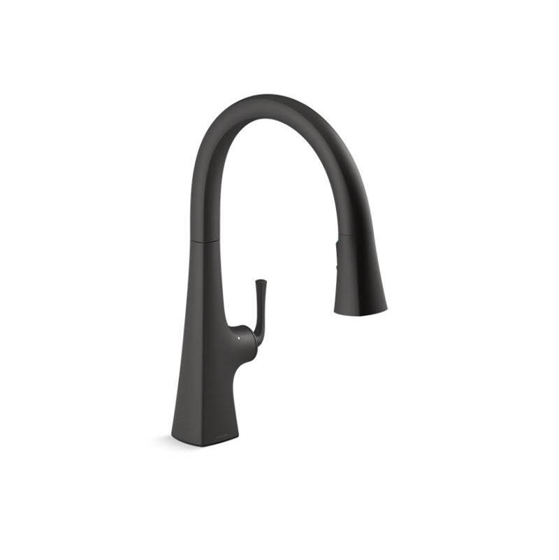 Graze® Touchless pull-down kitchen sink faucet with three-function sprayhead-shop