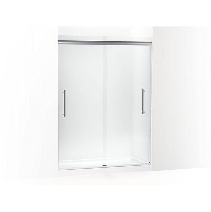 Pleat® 79-1/16'' H sliding shower door with 5/16'' - thick glass-shop