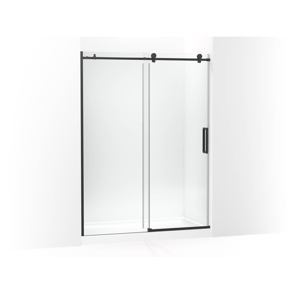 Composed Sliding Shower Door, 78 in. H X 56-1/8 - 59-7/8 in. W, With 3/8 in. Thic-shop