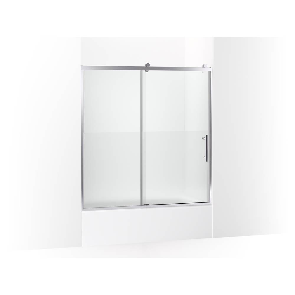 Rely 62-1/2 in. H Sliding Bath Door With 3/8 in.-Thick Glass-related
