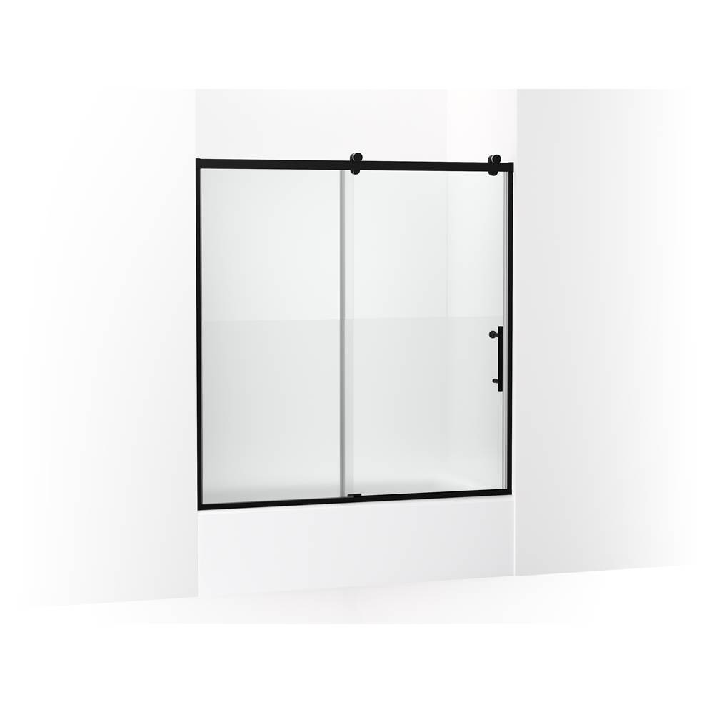 Rely 62-1/2 in. H Sliding Bath Door With 3/8 in.-Thick Glass-related