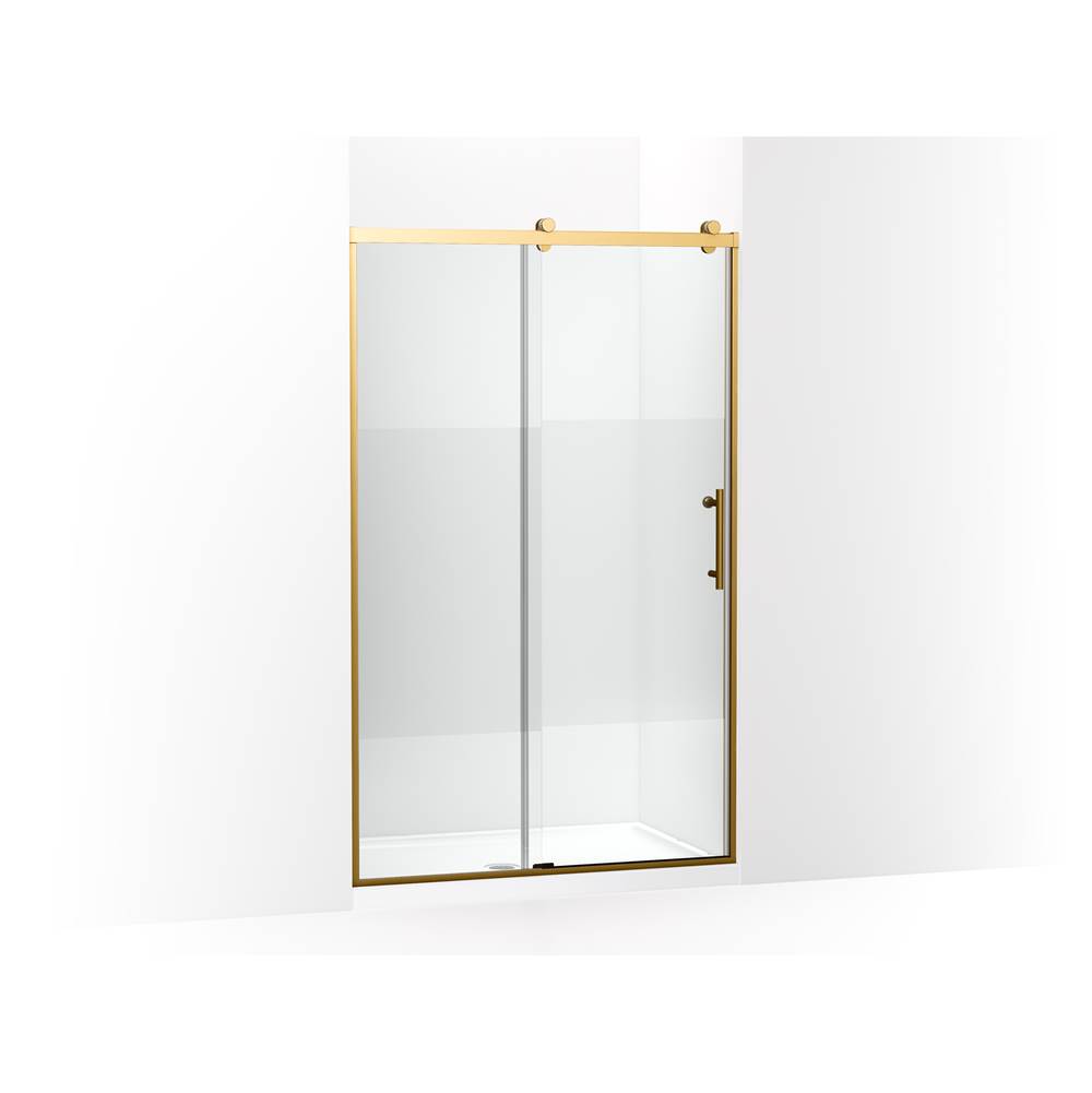 Rely 77 in. H Sliding Shower Door With 3/8 in.-Thick Glass-related