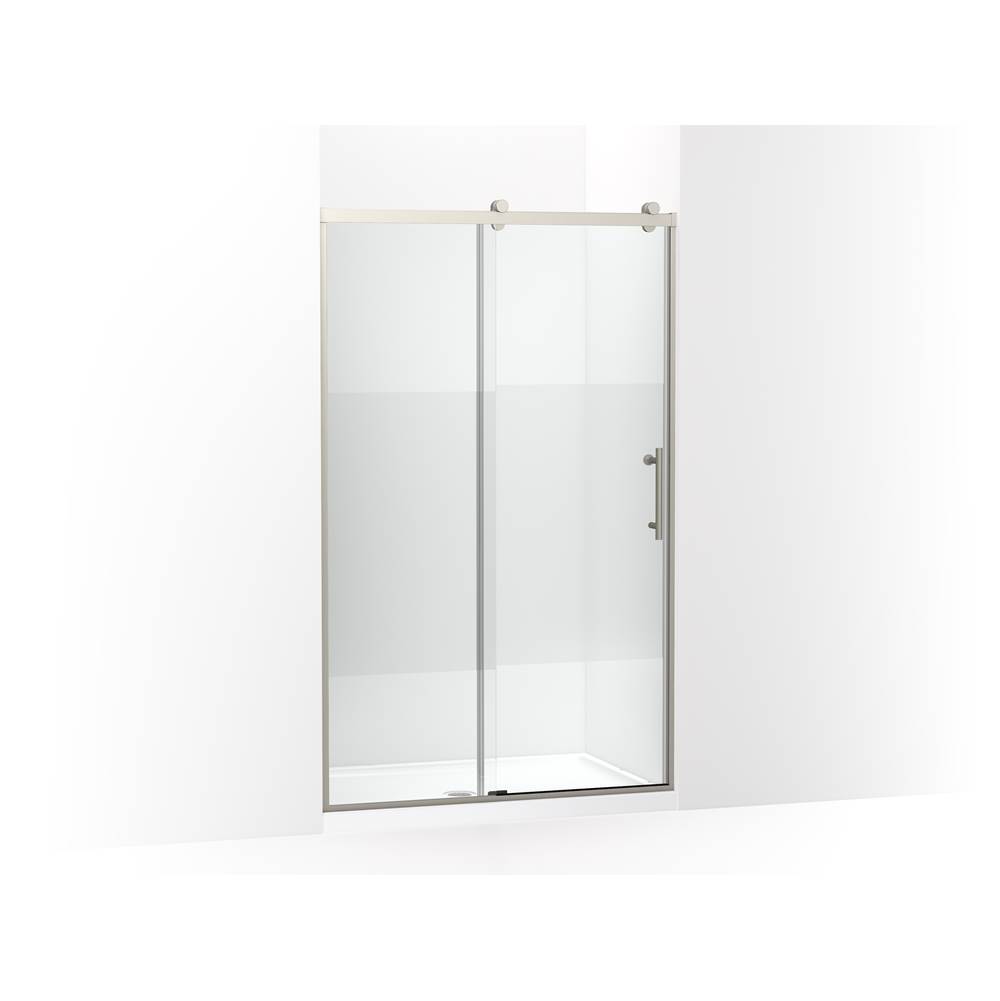 Rely 77 in. H Sliding Shower Door With 3/8 in.-Thick Glass-related