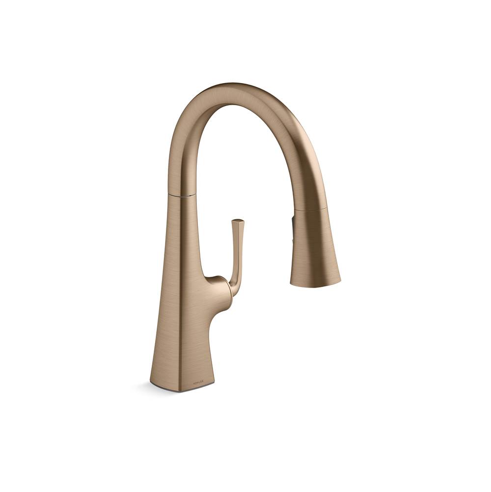 Graze  Pull-Down Kitchen Sink Faucet With Three-Function Sprayhead-related