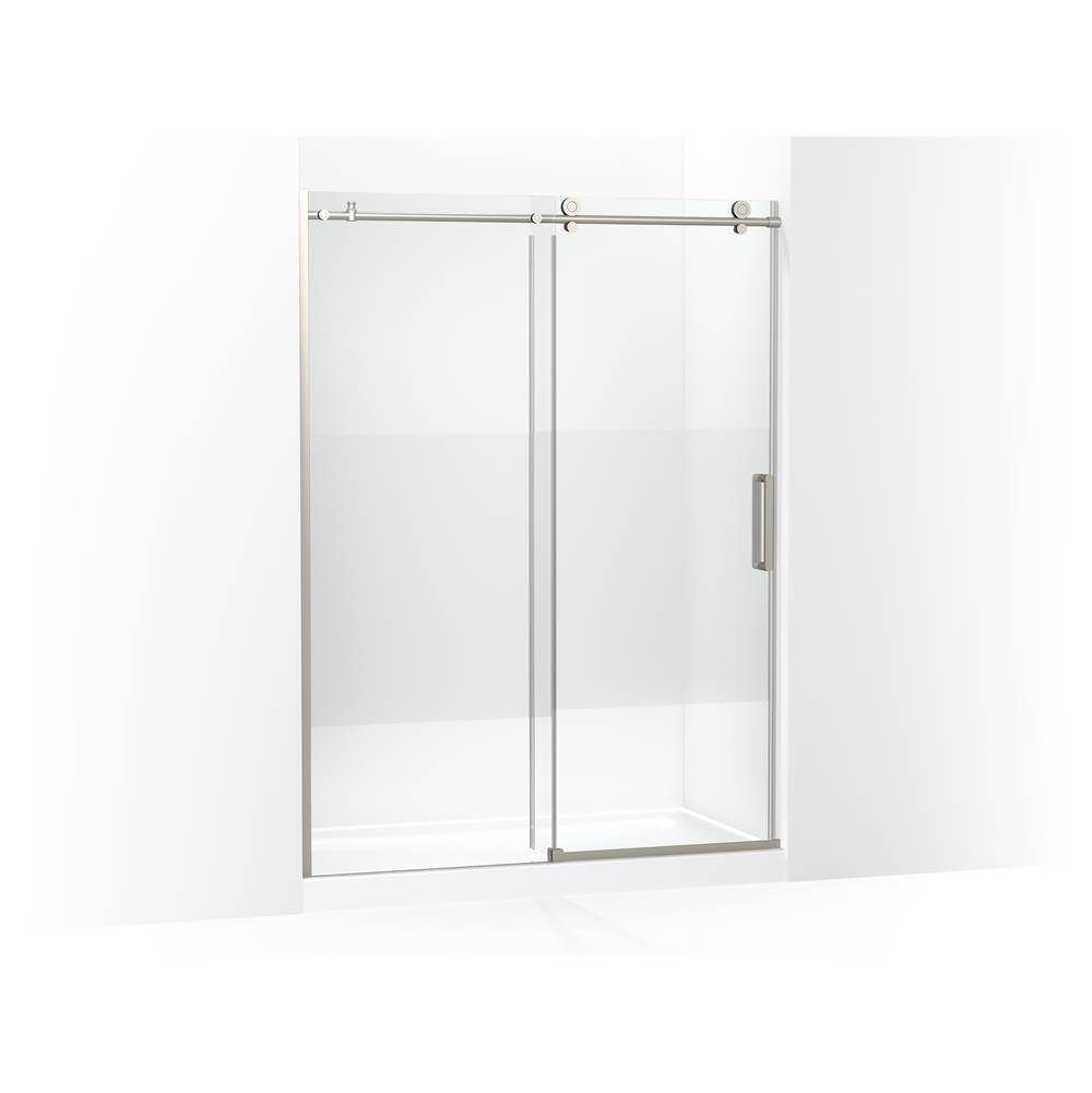 Composed 78 in. Sliding Shower Door With 3/8 in.-Thick Glass-related