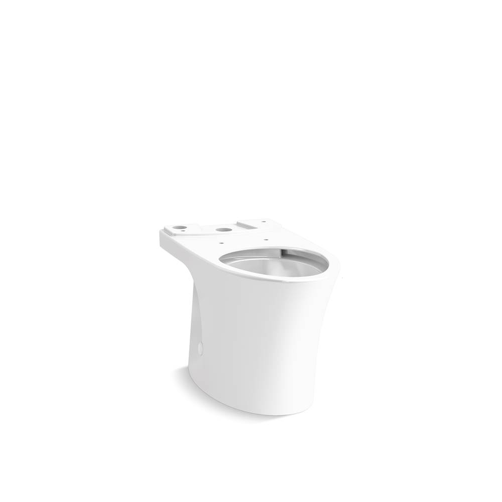 Veil Elongated Toilet Bowl With Skirted Trapway-shop