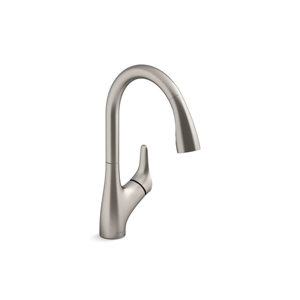 Rival Pull-down kitchen sink faucet with two-function sprayhead-shop