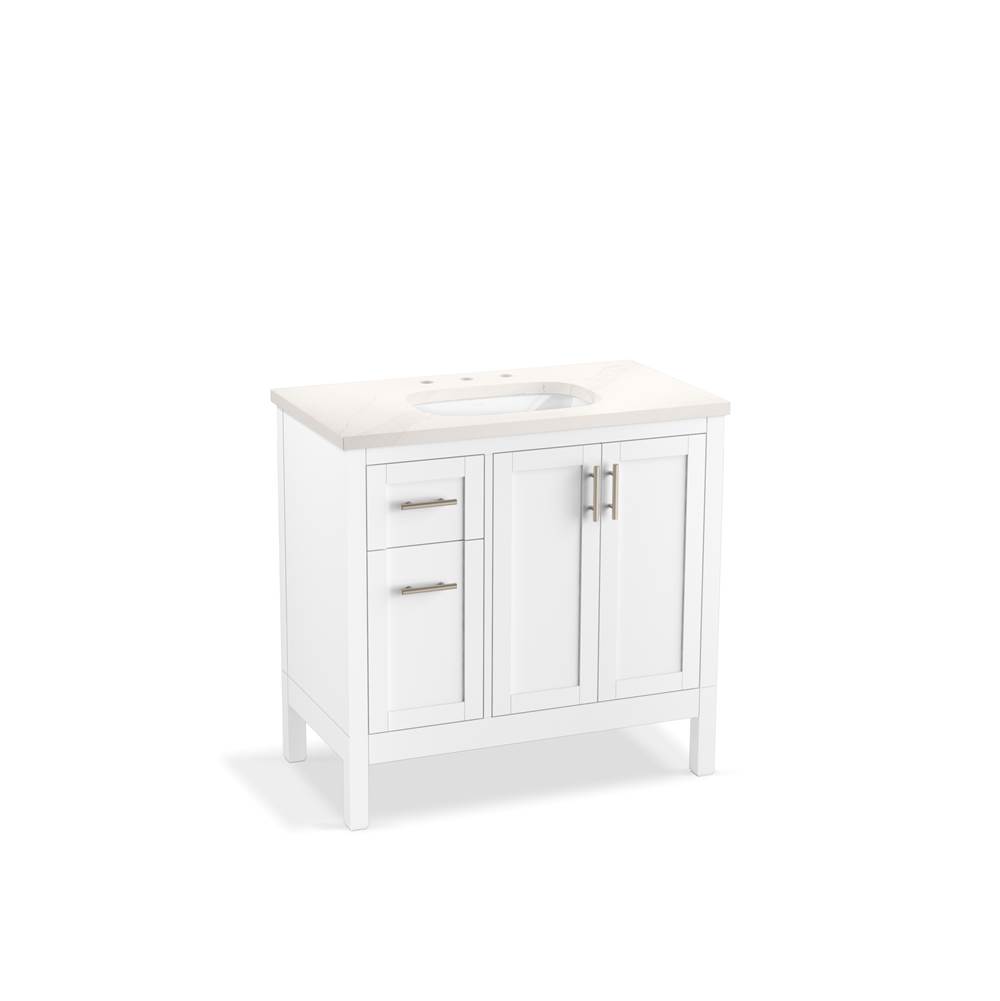 Hadron 36 in. Bathroom Vanity Cabinet With Sink And Quartz Top-shop