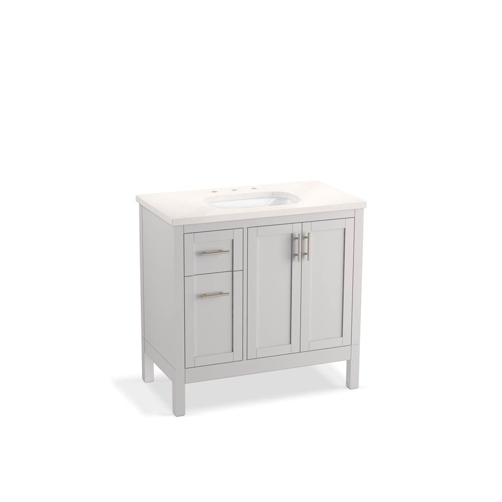 Hadron 36 in. Bathroom Vanity Cabinet With Sink And Quartz Top-shop