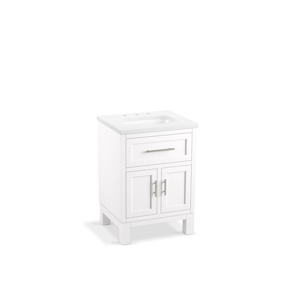 Quo 24 in. Bathroom Vanity Cabinet With Sink And Quartz Top-shop