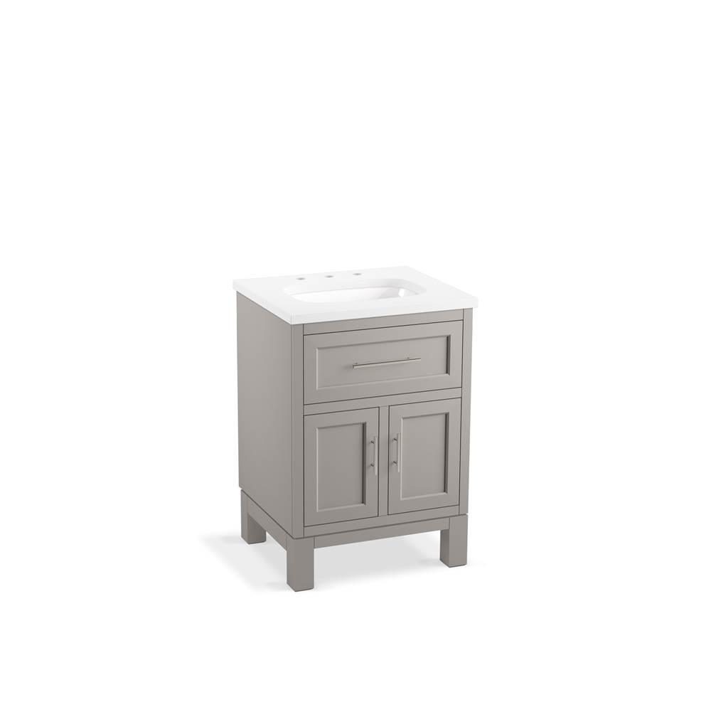 Quo 24 in. Bathroom Vanity Cabinet With Sink And Quartz Top-related