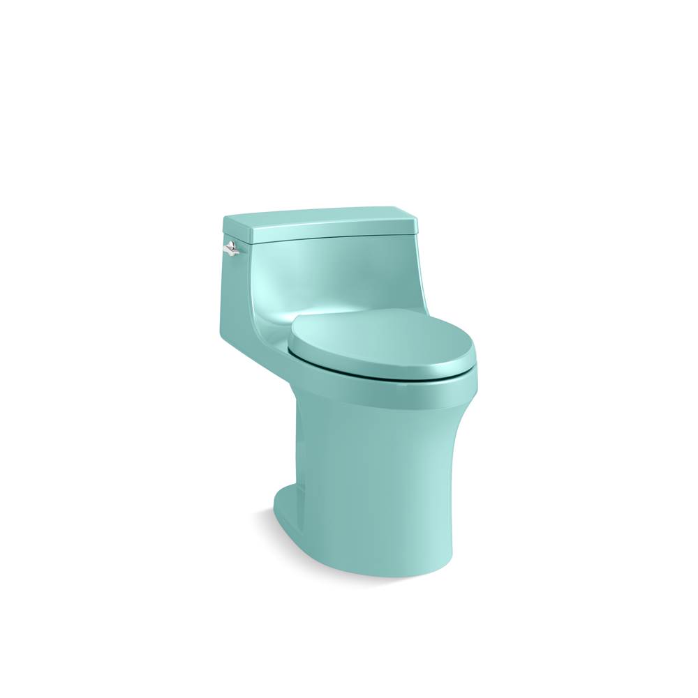 San Souci One-Piece Compact Elongated Toilet With Concealed Trapway 1.28 Gpf-related