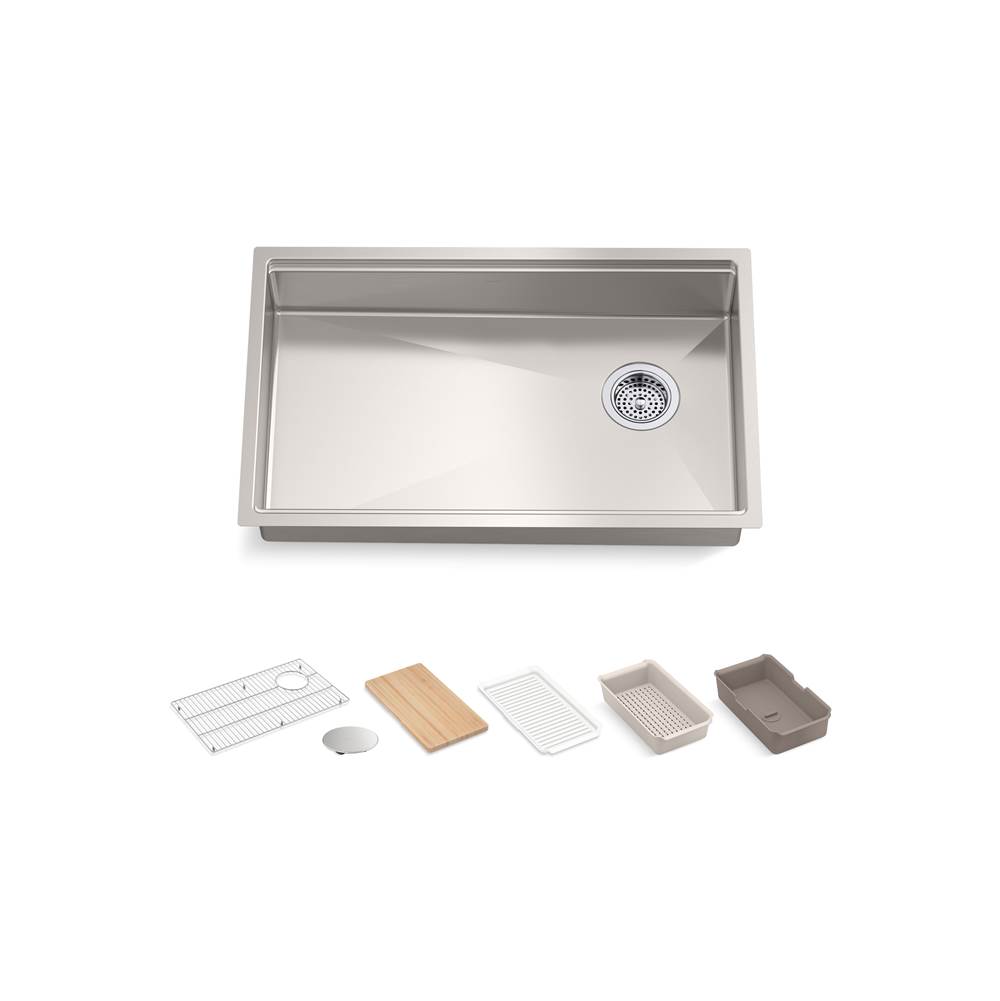 Strive® 29 in. Undermount Single-Bowl Workstation Kitchen Sink-shop