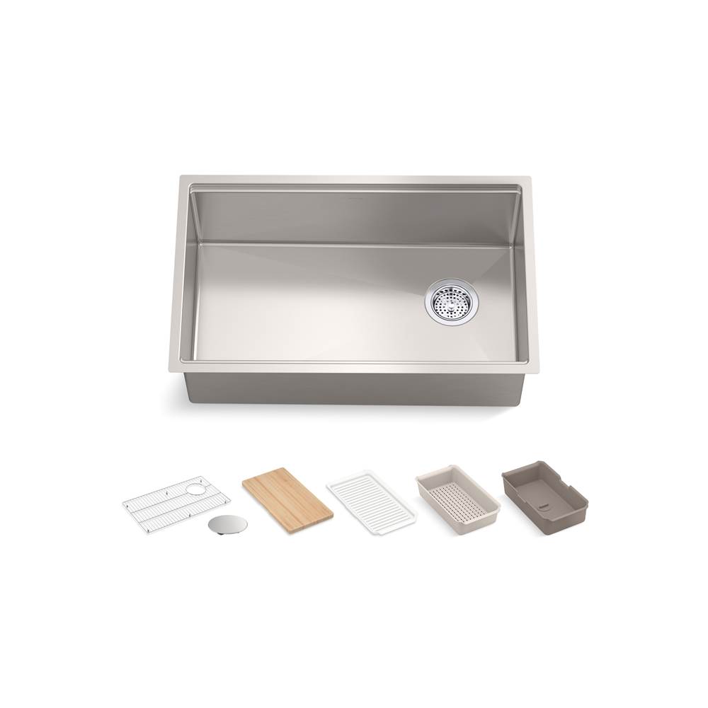 Strive® 29 in. Undermount Single-Bowl Workstation Kitchen Sink-shop