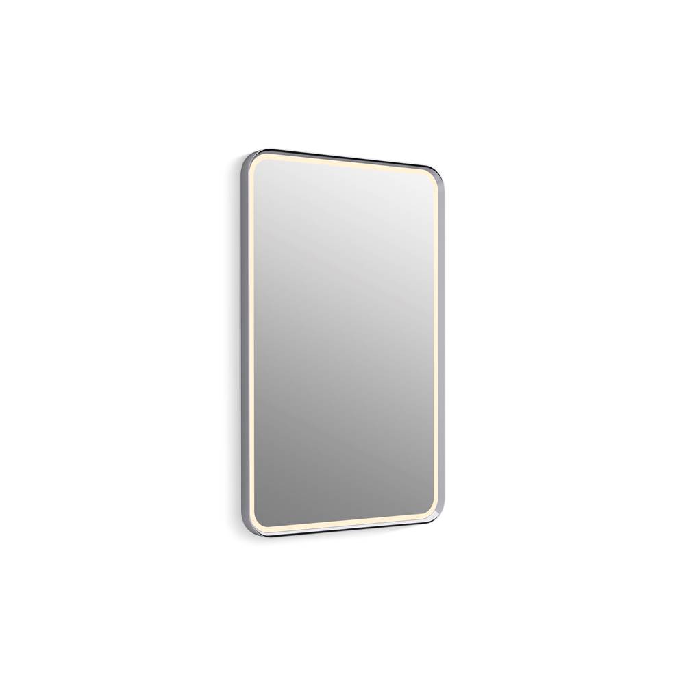 Essential Ultrabright 22 in. X 34 in. Rectangular Lighted Framed Mirror-shop