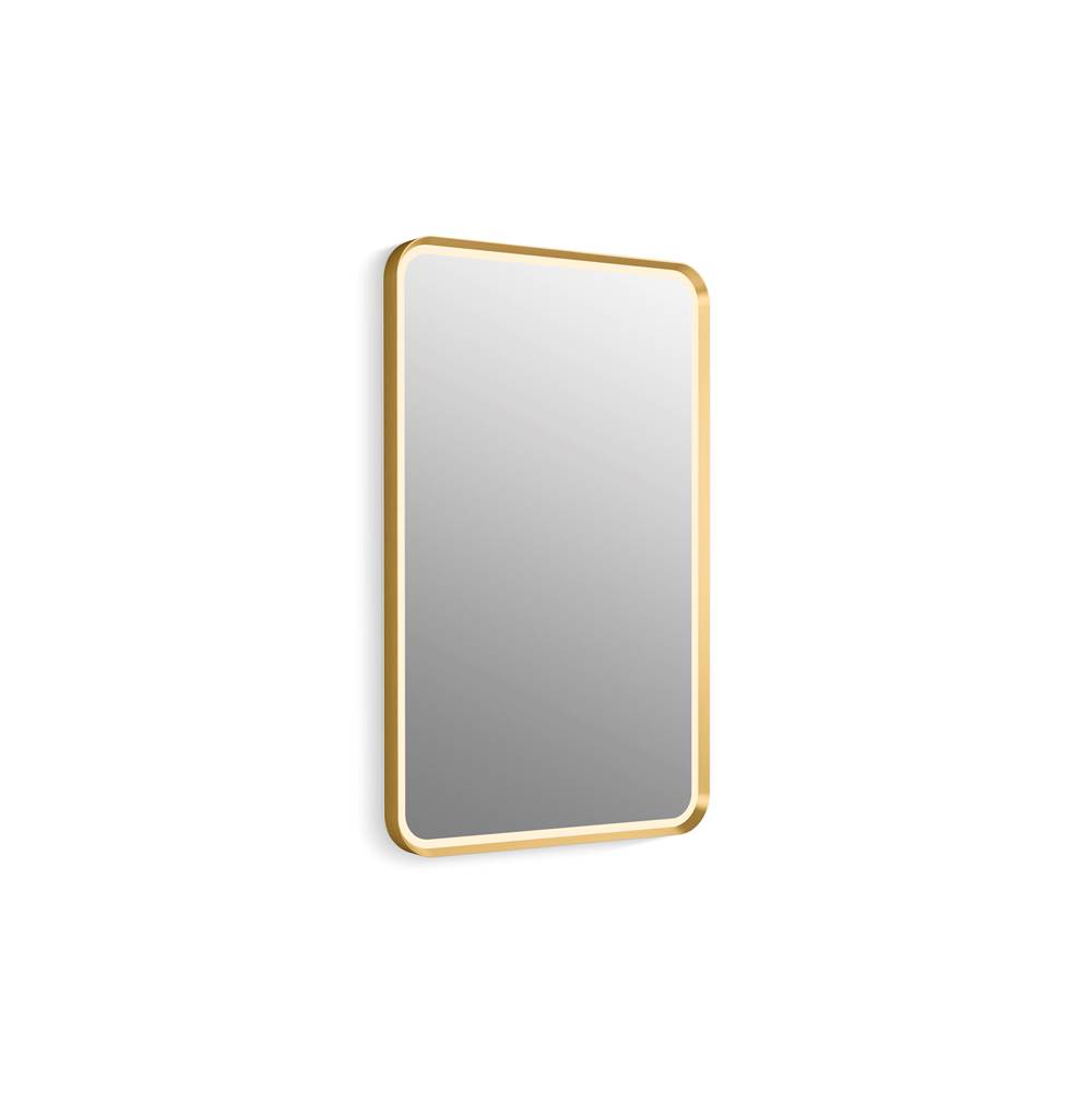 Essential Ultrabright 22 in. X 34 in. Rectangular Lighted Framed Mirror-shop