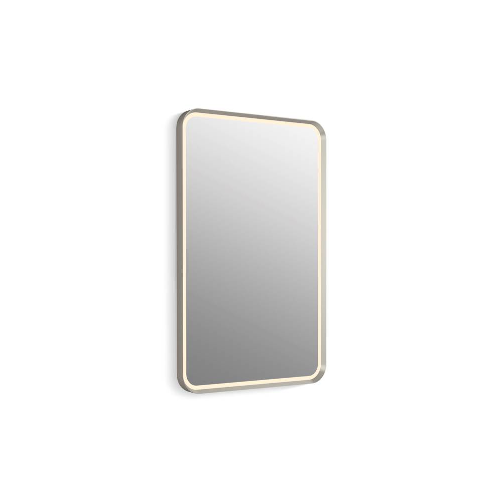 Essential Ultrabright 22 in. X 34 in. Rectangular Lighted Framed Mirror-shop