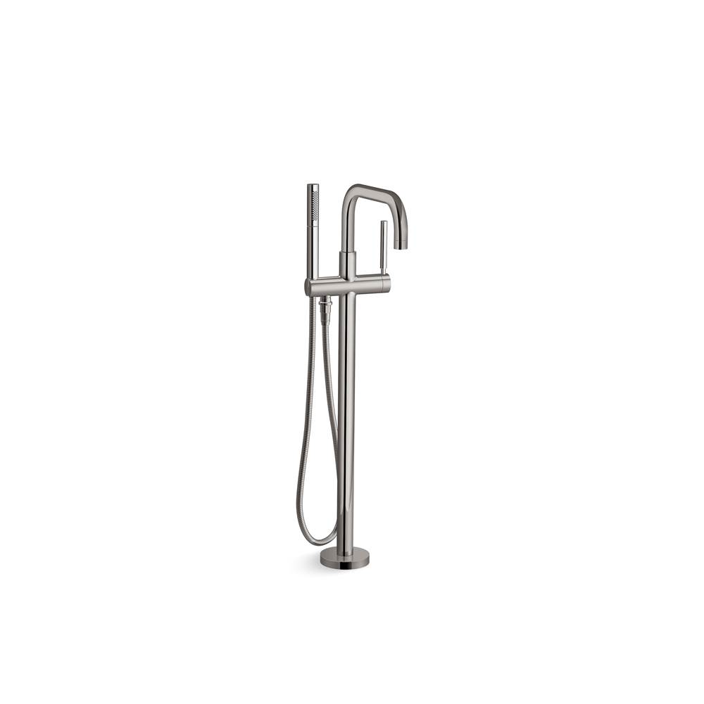 Purist Floor-Mount Bath Filler Trim With Handshower-shop