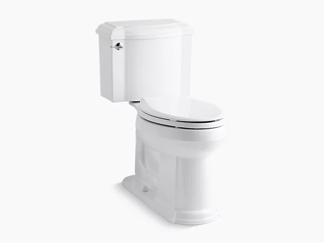 Devonshire® Comfort Height®Two-piece elongated 1.28 gpf chair height toilet K-3837-0-related