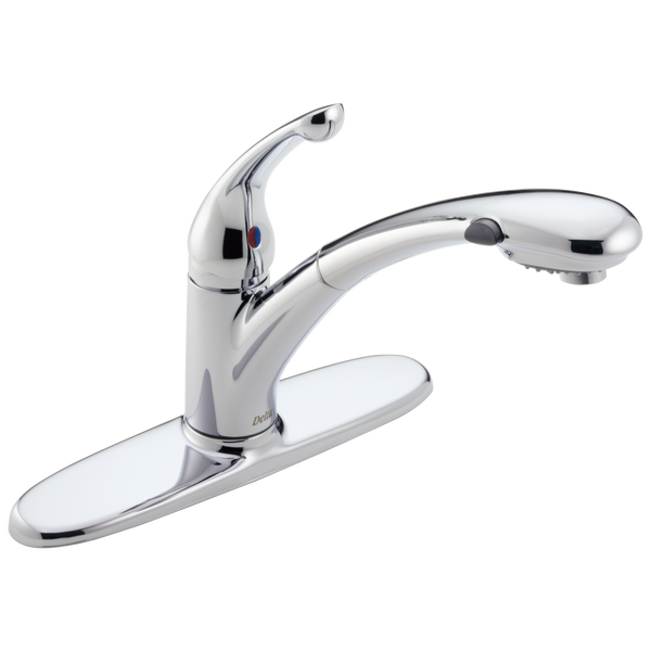 Signature® Single Handle Pull-Out Water-Efficient Kitchen Faucet In Chrome MODEL#: 470-WE-DST-related