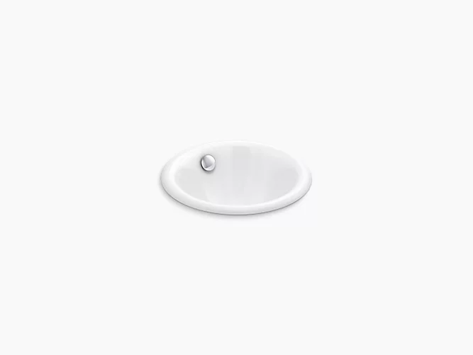 Iron Plains® RoundDrop-in/undermount bathroom sink K-20211-0-related