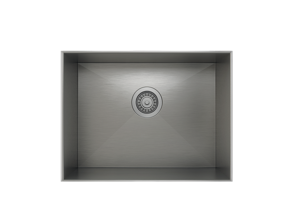 Single Bowl Undermont Kitchen Sink ProInox H0 18-gauge Stainless Steel, 21'' x 16'' x 10''  IH0-US-231810-view