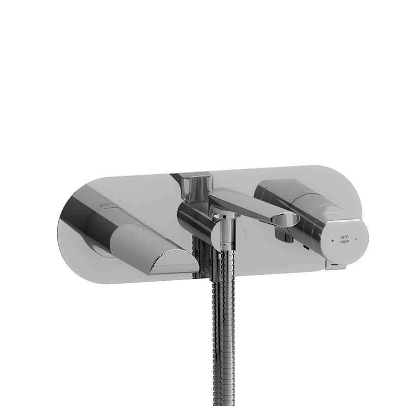 PARABOLA - PB21 WALL-MOUNT TYPE T/P (THERMO/PRESSURE BALANCE) COAXIAL TUB FILLER WITH HAND SHOWER-related